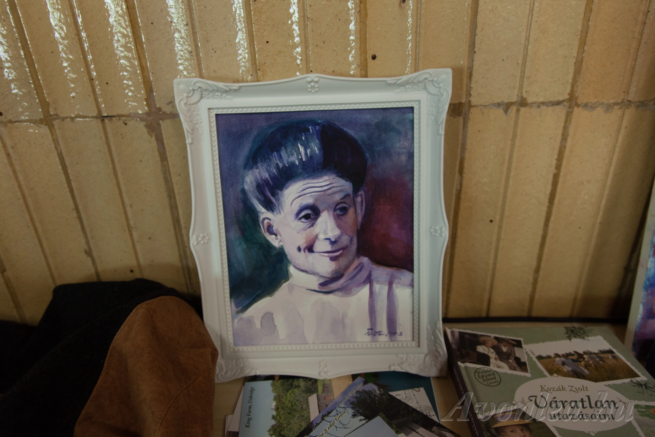 A festmény szintén Csaba műve