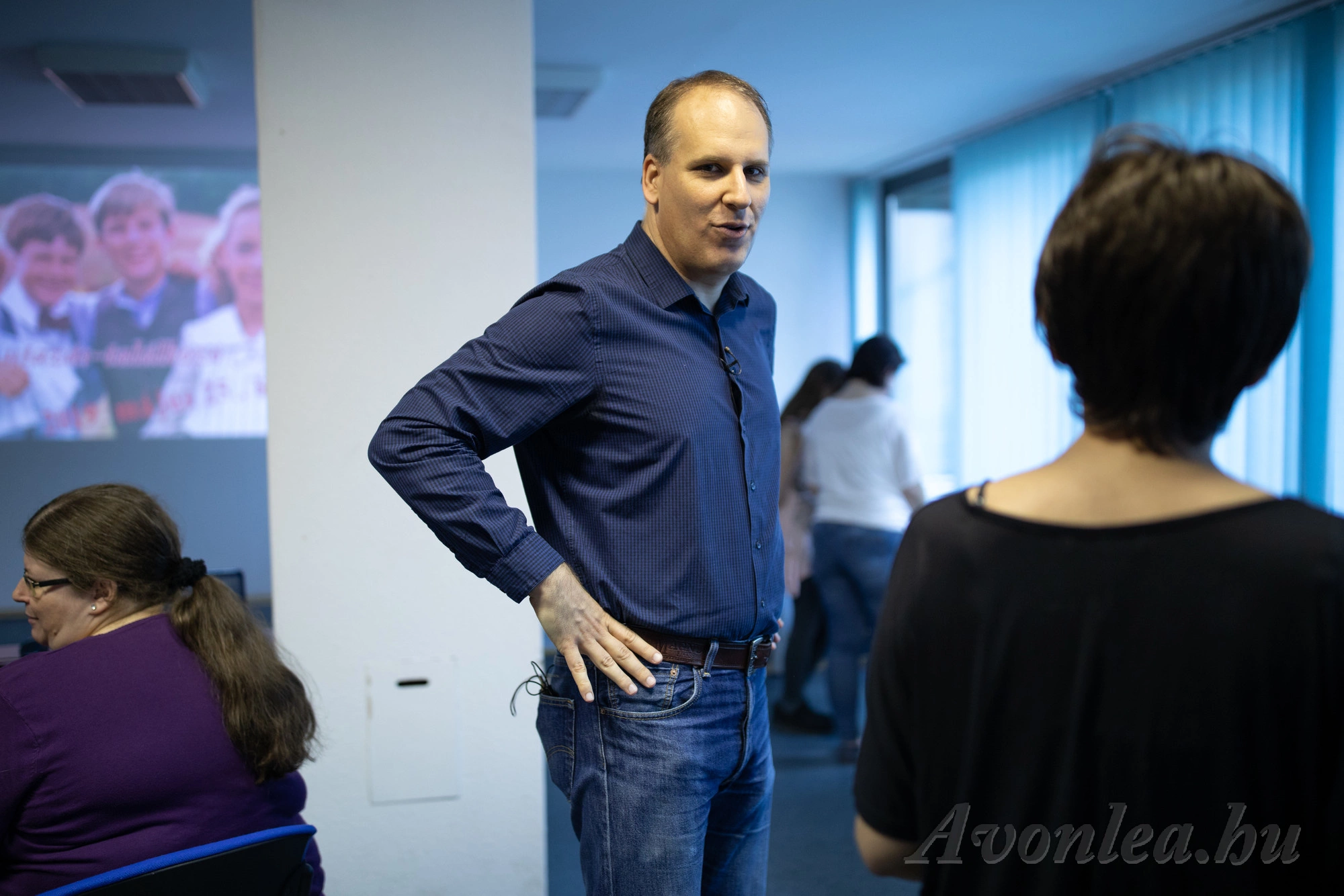 Én vagyok a képen, Kozák Zsolt, a találkozó szervezője