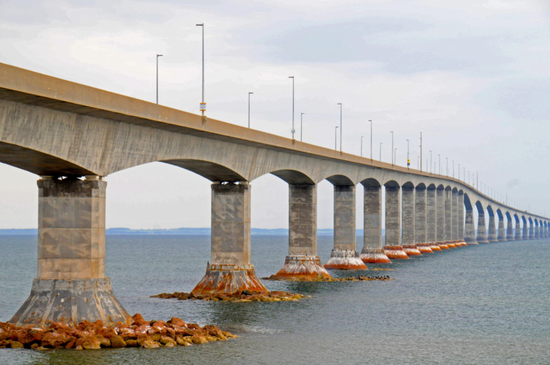 A Confederation Bridge New Brunswick és a Prince Edward-sziget között