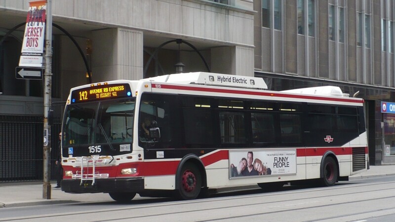 A TTC busza Torontóban